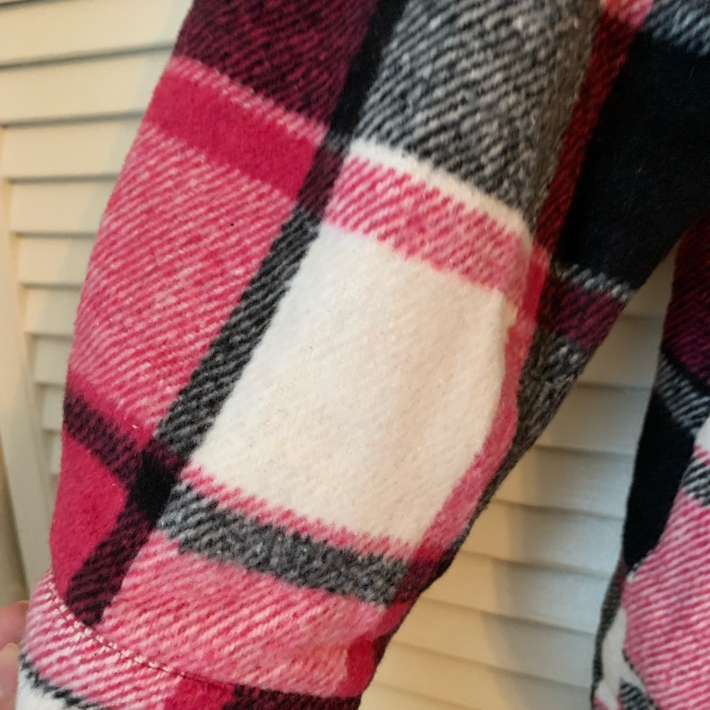 Plaid Pink and Black Women's Jacket - Picture 3 of 5